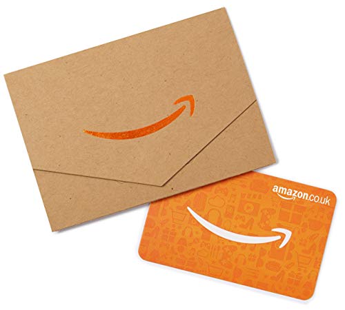 Amazon Amazon.co.uk £30 Gift Card in a Mini Envelope (Kraft and Orange)