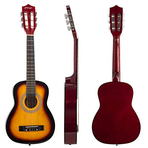 JMFinger Guitare classique 76,2 cm, cordes en nylon et bois avec housse de transport, sangle, 2 médiators, métronome 3… - Les Beatles, Paul McCartney, John Lennon, RIngo Starr, George Harrison JMFinger Guitare classique 76,2 cm, cordes en nylon et bois avec housse de transport, sangle, 2 médiators, métronome 3… – Image 3