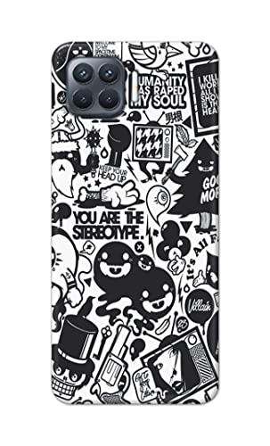 Image of Printed Hard Back Cover Case for Oppo F17 Pro | Oppo A93 4G | Oppo Reno4 F | Oppo Reno 4 F Back Cover (Mixed Cartoon) -702
