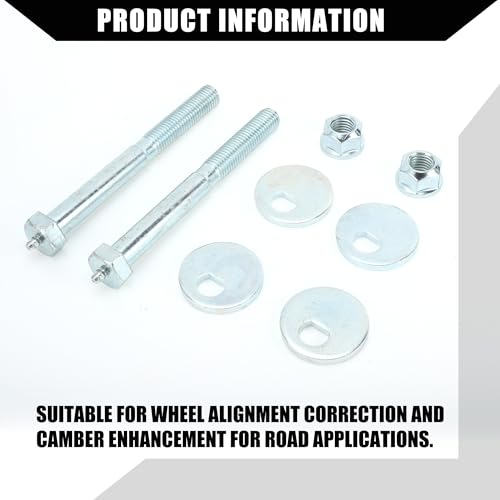 Hihaha Kein. 6508468AA/6508481AA Sturz- und Nachlauf-Einstellkit für Ram 1500 2011-2023 / Vorderer Sturz-Bolzen/Langlebig / 2 Set