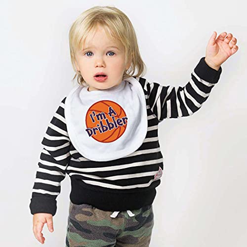 ChalkTalkSPORTS Basketball Baby & Infant Bibs | Soft Microfiber Basketball Baby Bibs2