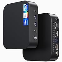 Intel NUC 14, für ASUS NUC 14 Essential NUC14MNK Mini PC, N150 CPU, 16GB RAM, 512GB SSD, Win 11 Pro, Wi-Fi 6E (Gig+), BT 5.3, Geschäfts PC für Bildung, Büro, Digital Signage, POS, SMB & Edge Computing