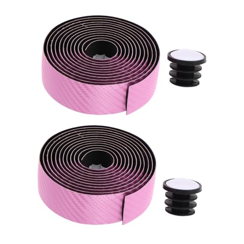 ledmomo 2 セット自転車ハンドルテープ ロードバイク用 高弾性防滑素材 衝撃吸収ハンドルラップ 握りやすい通気性グリップ 長距離走行疲労軽減