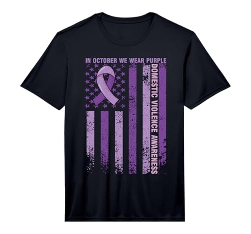 Domestic Violence Awareness in October We Wear Purple Performance T-Shirt