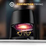 LHODF-1435 Heißluftfritteuse 1400 W, Air Fryer 3,5 Liter mit 8 Programmen, Friteuse Groß ohne Öl und Fett für Grillen, Backen, Gären, Dehydrieren, Airfryer mit Antihaftbeschichtung – Bild 2