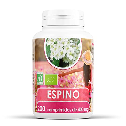 Espino Blanco Orgánico 400mg, 200 comprimidos