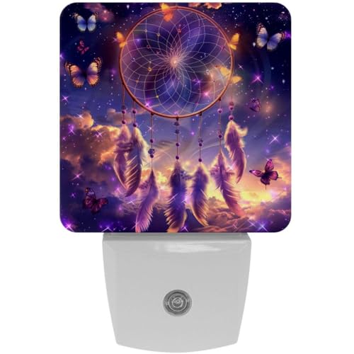 Lámpara de noche LED con sensor, 2 piezas miniatura 1