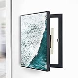 Cakunmik Cuadro electrico 50 * 40cm Tapa Contador de luz electrico luz Tapa Cuadro Electrico - Contador De Luz Cubre Cuadros Decorativos Modernos Caja Desmontable Que Cubre Vertical