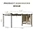 BPS Outdoor Pergola 12'x14' Aluminum Patio Pergola with Adjustable Sun Shade Cover and Retractable Canopy for Backyard Deck Garden