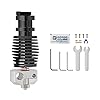Alle Metalen Hotend Kit Voor CR-10 3D Printer Extruder Kit Nozzle Hot End Verwarming Blok Met Vergulde Koper Heater Blok…