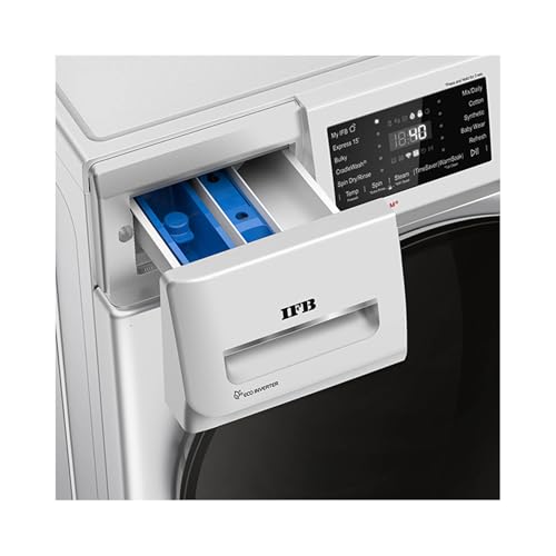 Image of IFB 8 Kg 5 Star Front Load Washing Machine 2X Power Steam (Senator SXN 8014K, 1400 RPM, 2024 Model, Rich Silver, Touch Control In-built Heater, 4 years Comprehensive Warranty)