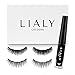 Produktbild LIALY® - Magnetische Wimpern Natürlich (2 Paar) - Premium Qualität - Magnetischer Eyeliner (3ml) - Vegan - Natürliche Wimpern aus hochwertigen Seidenfasern - Magnet Wimpern Set - Neuerscheinung
