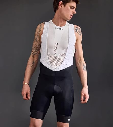 Le Col Mens Pro Bib Shorts (M, Black/White) #TOP7