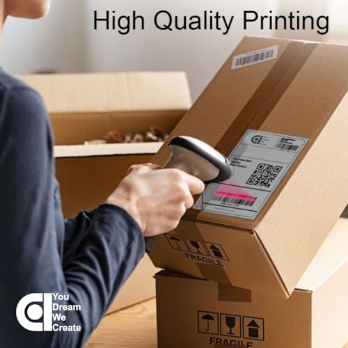Image of COI 70gsm Thermal Label Printer Paper | Ideal for Shipping, Parcel, Barcode, and Address Labels - 400 Labels per Roll (4 inch x 6 inch Pack of 10)