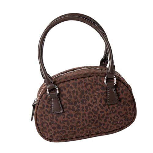 Sac léopard femme avec bandoulière réglable et format carré compact