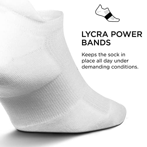 Image of Feetures High Performance Max Cushion Ankle Sock - Tab Socks for Women & Men with Heel Tab