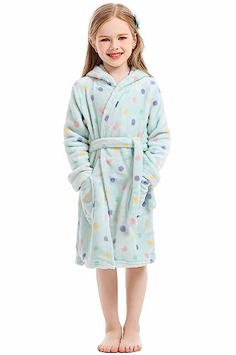 XINNE Unisex Bebé Coral Polar Con Capucha Bata Albornoz Niños Niñas Niños Pijamas Ropa de Dormir