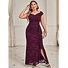 Miusol-Womens-Plus-Size-Floral-Lace-Off-Shoulder-Side-Split-Formal-Evening-Party-Maxi-Dress-Wine Miusol Women's Plus Size Floral Lace Off Shoulder Side Split Formal Evening Party Maxi Dress Wine