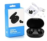 Fone de Ouvido Sem Fio Bohm a6s tws bluetooth 5.0 Com Caixa de Carregamento Para Smartphone (Preto Com Caixa)