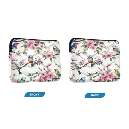 Funda para portátil 13-14 pulgadas con diseño de pájaro miniatura 2