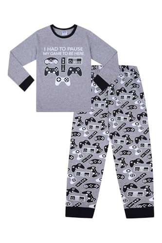 ThePyjamaFactory Chicos I Had To Pause My Game to Be Here Largo de algodón Pijamas (14-15 Años)