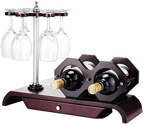 Soporte para botellas de vino en MDF 47x18x37.7 cm miniatura 3