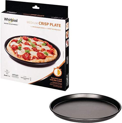 Whirlpool AVM290 - akcesoria do kuchenki mikrofalowej/płyta Crisp medium (310 mm) do kuchenki mikrofalowej/pasuje również do kuchenek mikrofalowych firmy Bauknecht