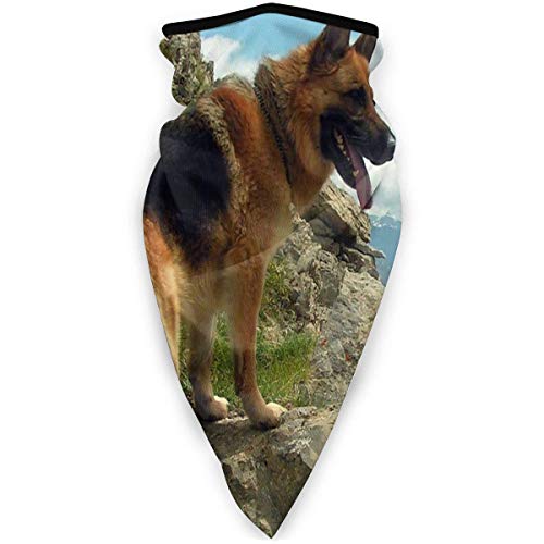 Preisvergleich Produktbild NA Gesichtsschild Sturmhaube,Deutscher Schäferhund Hundebilder Halstuch, DIY Gesicht Stirnband Für Den Sommer,24X52Cm