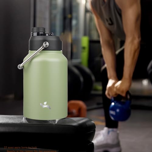 Image of Konokyo 64 oz Insulated Stainless Steel Water Bottle Jug with Handle