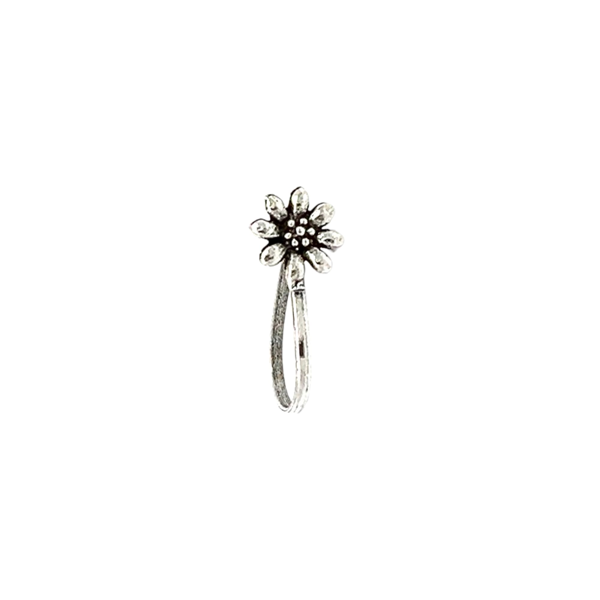 PurpleLuck Pushpa Oxidized Silver Nose Pin | Gift for Women and Girls, Gifts for Girlfriend, Gifts for Sister| With Certificate of Authenticity and 925 Stamp (B0CK5L6KFZ) Amazon Price History, Amazon Price Tracker