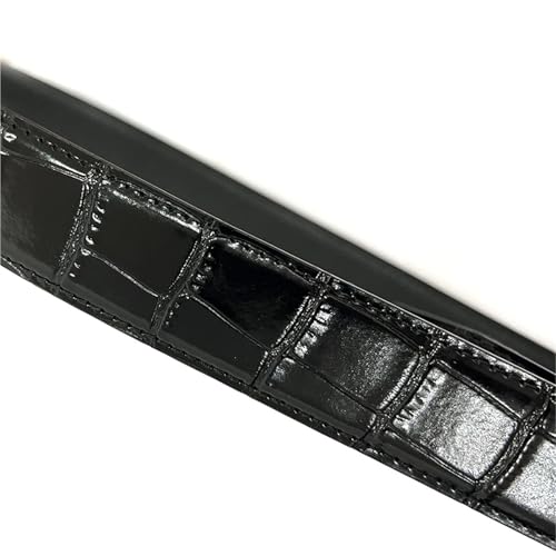 Cowskin Leather Pattern Men's Belt With Copper Buckle Head, Cowhide Youth Men's Women's Formal Business Belt Italy Jeans Belt4