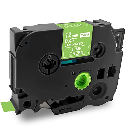 HeeMee Tze�e�[�v �݊��i �u���U�[�p 12mm���yTze-MQG35�E���C���O���[���n�������E�P�i�z5m�� �s�[�^�b�`�e�[�v P-touch ���~�l�[�g�e�[�v �h�� ���S�� �����O�V�[�� �����p�i�iTze-MQG35�E1�j