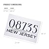 Lantern Press Lavallette, New Jersey, 08735 Zip Code (Blue) 1000 Piece Jigsaw Puzzle for Adults, Made in USA with Reference Poster #4
