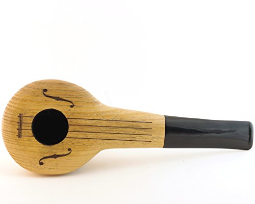 Mr. Brog Tobacco Pipe - Model No: 308 Madoline - Natural Grain - Hand Made from Top Quality Ash Woodblock - Thumbnail 7