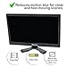 DenyDan 22-Inch Travel TV – Your Ultimate Portable Entertainment Hub, Stunning 1080p Display, HDMI/USB Inputs, 12V/24V/110V Power, Ideal for RV, Camper, Van, Car or Kitchen