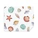 Colorful Scallop Marine Life Illustration Cleaning Cloth Screen Cleaner 2pcs Suede Fabric