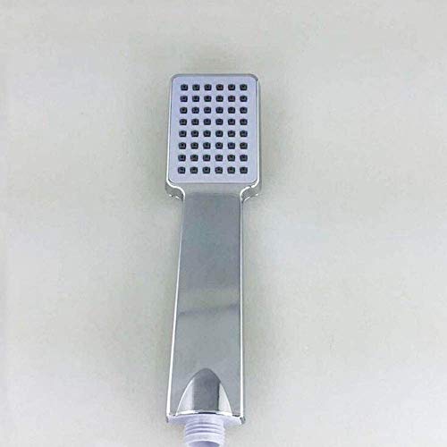 Pommeau de douche carré avec outils de fixation et support fixe