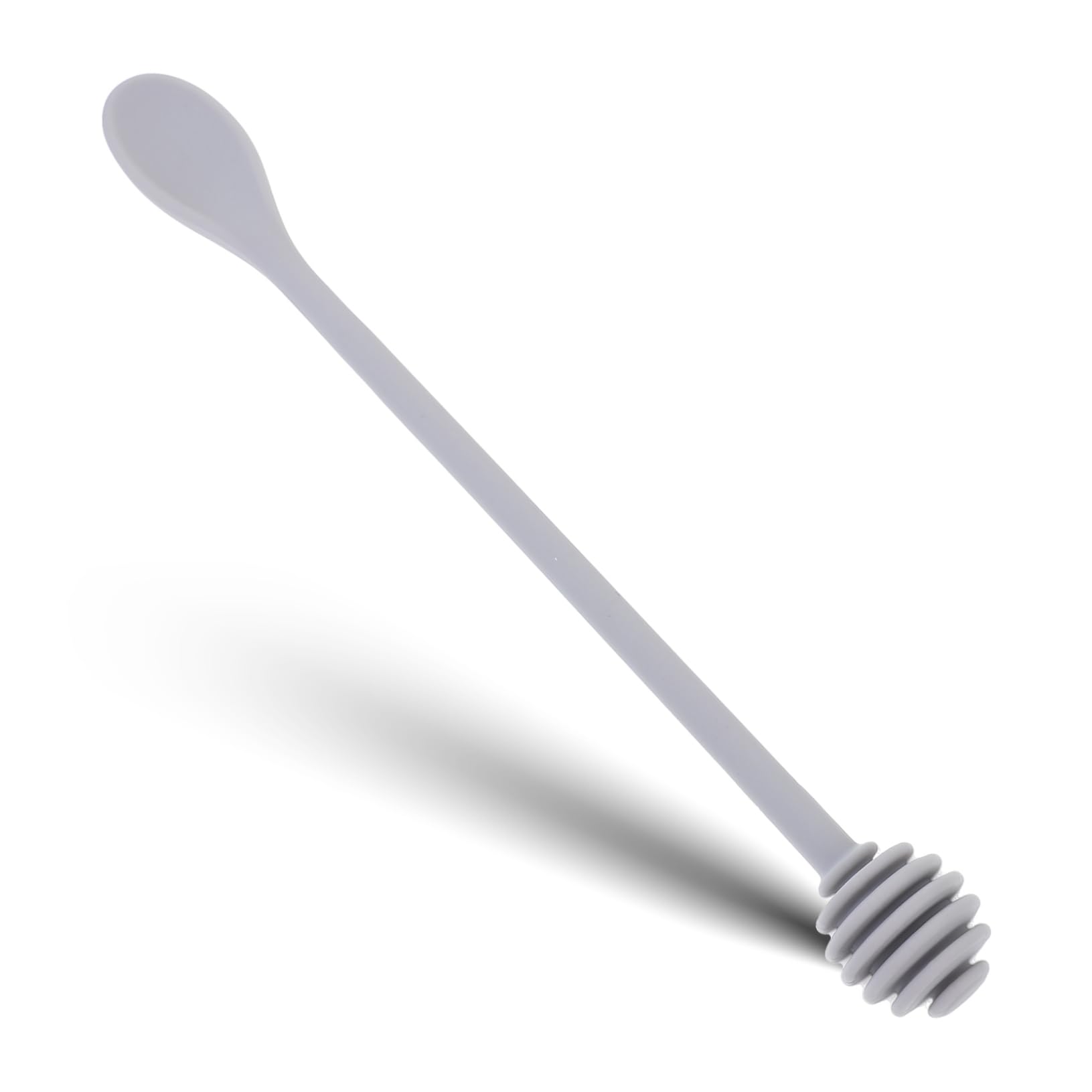 OFFSCH Silicone Covered Nylon Long Handle Stirrer Spoon for Tea Syrup Molasses Random Color