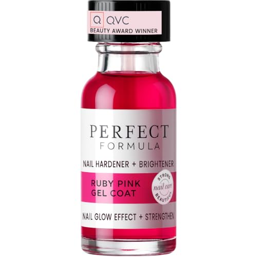 Perfect Formula Ruby Pink Gel Coat - Nail Strengthener, Keratin N...