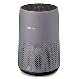 Philips Series 800 Luftreiniger - 20 W, entfernt Pollen, Staub, Viren und Aerosole* in Räumen mit bis zu 49 m², HEPA- und Aktivkohlefilter, Dunkelgrau...