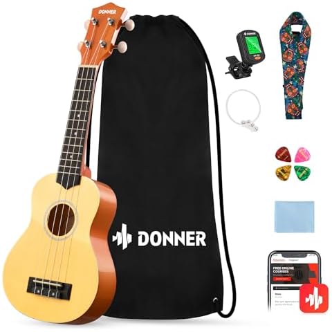 Donner Ukulélé Soprano Kit 21 pouces Cover
