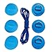 lahomia 6X Kit de Parche/Almohadilla de Anillo en D de Acero Inoxidable para Bote Inflable de PVC de Costilla Kayak Dinghy - Azul