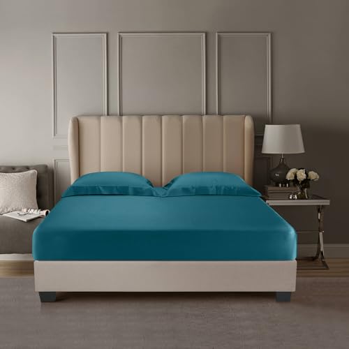 DISANGNI 22�� 6A�O���[�h 100%�K�\�V���N �t�B�b�g�V�[�c OEKO-Tex�F�؍ς� �����V���N�V�[�c 1�� �[�^�|�P�b�g (�s�[�R�b�N�u���[, �Z�~�_�u���i120x200x30cm�j)