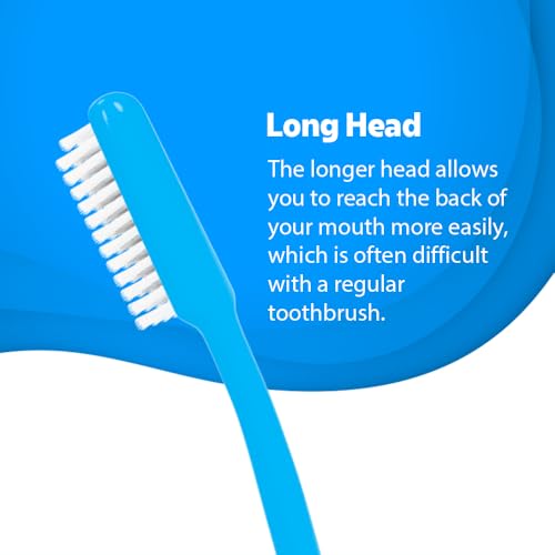 Image of Classic Gold Supreme Manual Toothbrush for Adults | With Hard Dupont Tynex Bristles for Healthy Gums and Anti Bacterial Cover Cap | Pack of 12 Pieces - Multicolor