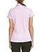 adidas Golf Women's Essential Pique Polo Shirt, Wild Orchid, Medium