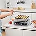 YODHOSA Commercial Mini Dutch Pancake Maker,25PCS Dorayaki Maker,Non-stick Dutch Poffertjes Grill,Stainless Steel Muffin Waffle Maker,Electric Hotcakes Machine for Breakfast,Snacks,Desserts