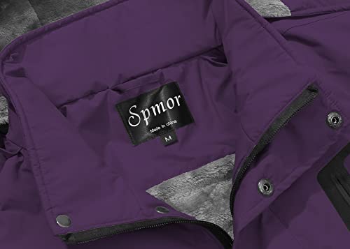 Image of Women's Waterproof Ski Jacket Mountain Rain Winter Coat Windproof Skin Hooded Jacket