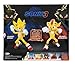 JAKKS Pacific Sonic The Hedgehog Light Up Super Sonic & Super Shadow Action Figure Set