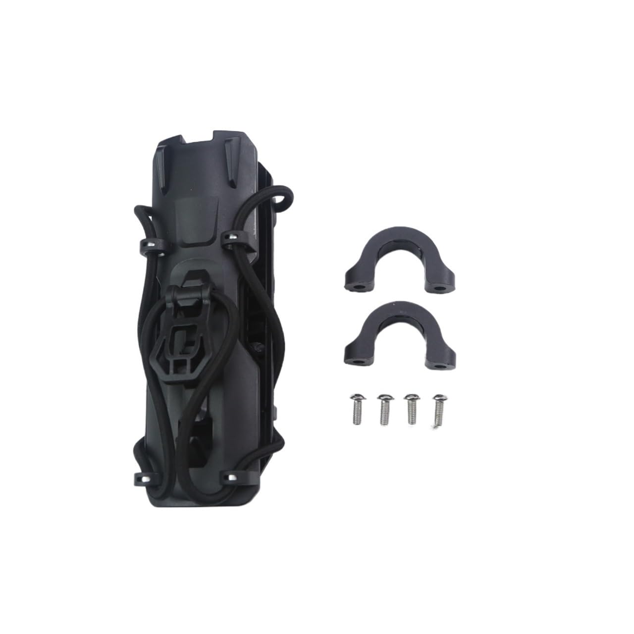 Portabotellas Motocicleta Jaula Universal para Botella De Agua para Motocicleta, Almohadilla Protectora 25 Mm, Portavasos Oculto Ajustable, Rotación 360°, Diseño Expandible
