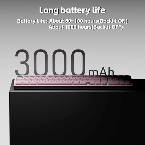 Image of NuPhy Node100 Wireless Mechanical Keyboard, Hot Swappable Custom Low Profile Keyboard, 103 Keys Computer Gaming Keyboards, Supports Touch Gestures, PBT Keycaps, RGB Backlit, Bluetooth /2.4GHz /USB-C